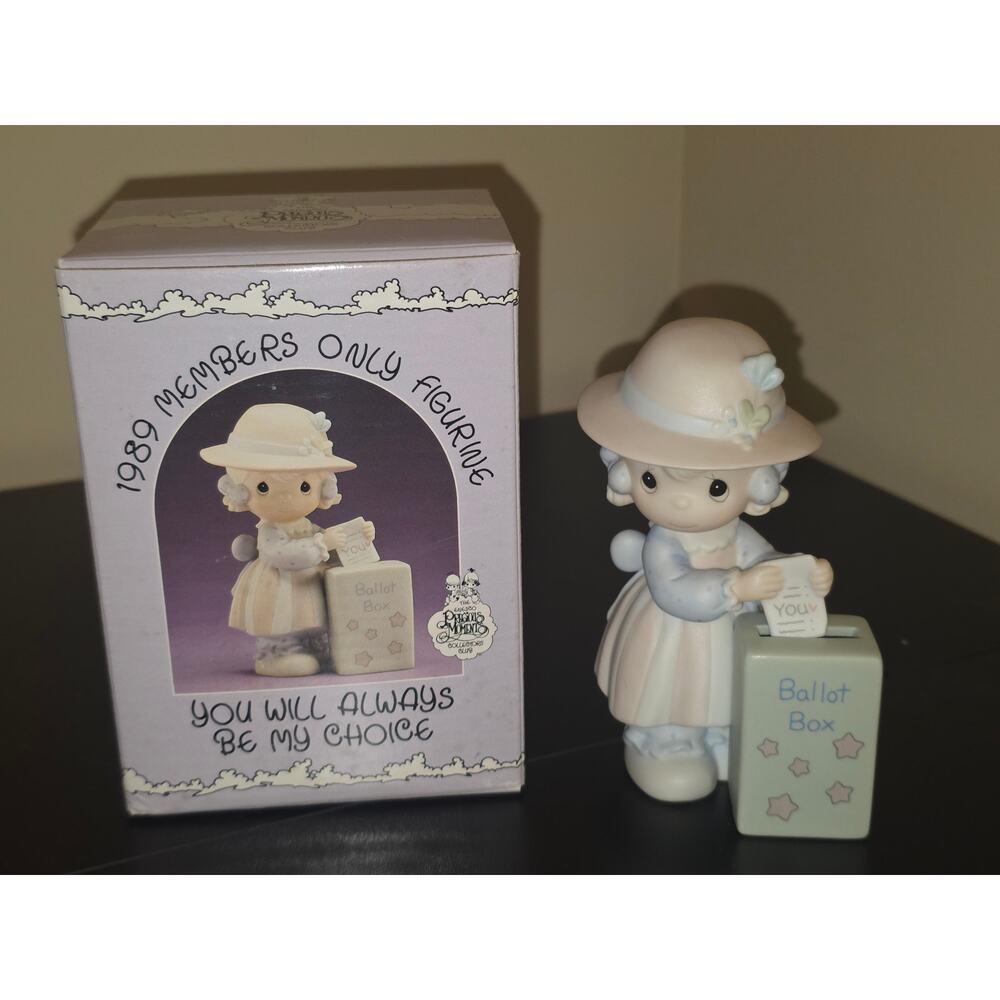 Precious Moments Enesco‎ PM891 “You Will Always Be My Choice” 1989 Members Only